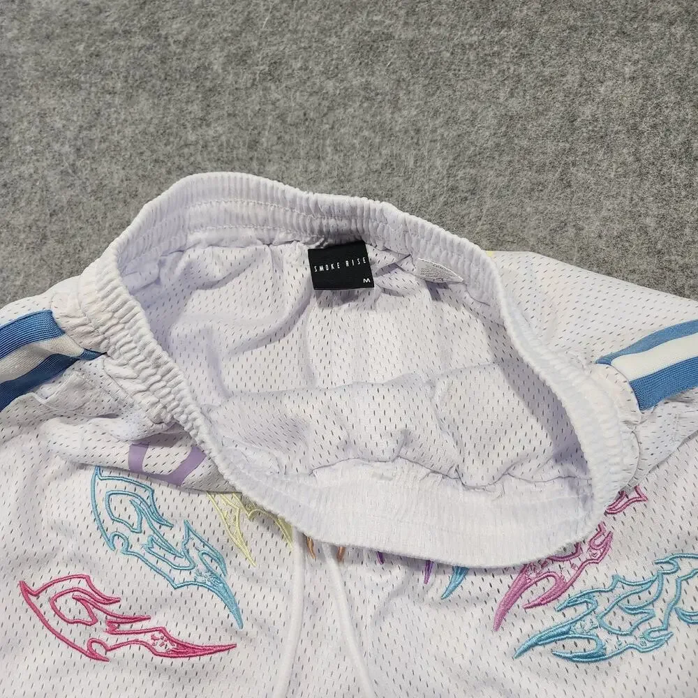 Smoke Rise‎ Mens M Medium Embroidered Streetwear Basketball Athletic Shorts
